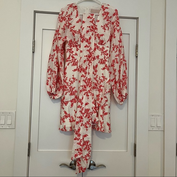 Keepsake the Label 100% Linen Fallen Long Sleeve Dress XS - Picture 12 of 15